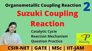 Suzuki Coupling Reaction  Mechanism  Catalytic Cycle  CSIRNET  GATE [upl. by Weslee666]