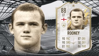 FIFA 22 WAYNE ROONEY 88 ICON PLAYER REVIEW I FIFA 22 ULTIMATE TEAM [upl. by Erny]