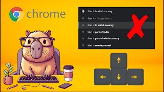 UpDown arrow keys not working in Google Chrome search bar  SOLVED [upl. by Ecnadnac662]