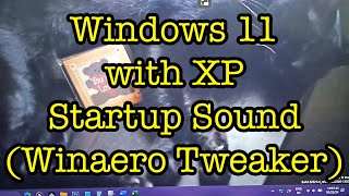 Windows 11 with Win XP Startup Sound Using Winaero Tweaker on Lenovo T480 Disabled Fast Startup [upl. by Godfree]