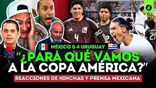 CRISIS en la SELECCIÓN MEXICANA REACCIONES tras la quotHUMILLANTEquot GOLEADA MÉXICO 04 URUGUAY  Depor [upl. by Swanhilda117]