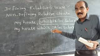 Defining relative clause and Non Defining relative clause [upl. by Ahsema]