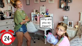 Being Mean To My Sister For 24 Hours Challenge Prank [upl. by Mitchel]