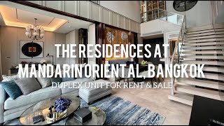 The Residences at Mandarin Oriental Duplex Unit for Rent amp Sale [upl. by Alidus206]