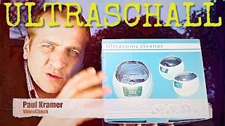 ✅ULTRASCHALL REINIGUNGSGERÄT im Test  Review Deutsch Ultrasonic Cleaner [upl. by Marola]