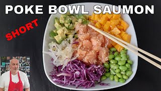 POKE BOWL RECETTE Au saumon [upl. by Kelula]