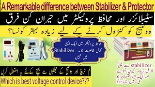 stabilizer ka sb sy bda nuqsan voltage stabilizer vs voltage protector how to control voltage fluc [upl. by Eriha266]