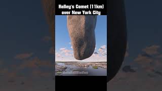 Halley´s Comet over New York City 🤯☄️ [upl. by Ishmael]