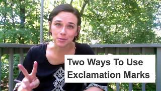 Learn How To Use Exclamation Marks [upl. by Anat405]