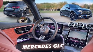 Conçu pour les longs trajets  Essai Mercedes GLC 300de Hybride diesel 2023 [upl. by Eintruok]