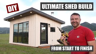 12x20 Ultimate Shed Build from Start to Finish [upl. by Map]