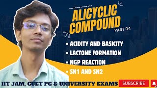 Acidity and Basicity lactone formation NGP reaction SN1 and SN2 reaction  Ac Chemistry [upl. by Amihc]