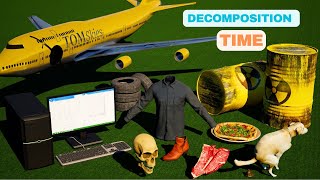 Duration of Decomposition comparison 3dcomparison [upl. by Clementina]