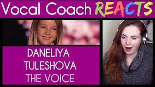 Vocal Coach reacts to The Voice of Daneliya Tuleshova [upl. by Thury]