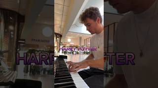 😱 playing harry Potter in public 😲piano pianoplayers publicpianoshortsharrypotterfamouspianist [upl. by Cedar]