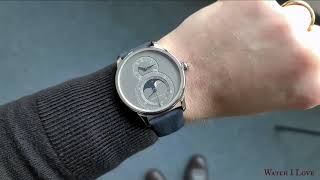 Jaquet Droz Grande Seconde Moon Anthracite [upl. by Wichman]