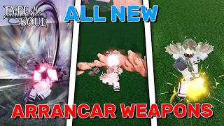 ALL 3 NEW ARRANCAR WEAPONS SHOWCASE  Type Soul [upl. by Ube]