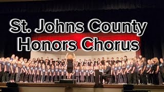 St Johns County Honors Chorus 2024  quotI Sing Because Im Happyquot [upl. by Drofxer647]