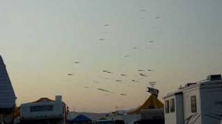 Burning Man 2009 Kites the Color of the Sunset [upl. by Bledsoe934]