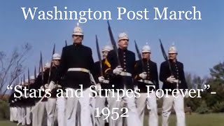 “Stars and stripes forever”  1952  Washington Post March [upl. by Fenton]