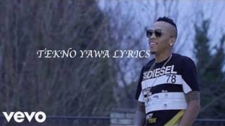 Tekno Yawa Full Lyrics [upl. by Spada]