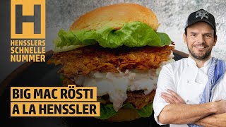 Schnelles Big Mac Rösti à la Henssler Rezept von Steffen Henssler [upl. by Eindys190]