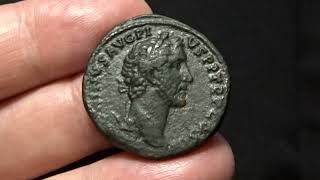 Antoninus Pius sestertius RIC 717 [upl. by Yusuk]