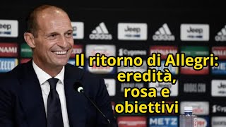 Il ritorno di Massimiliano Allegri alla Juventus [upl. by Yniattirb]