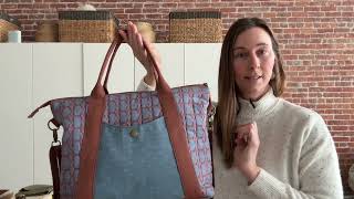 Oxbow Tote Sew Along Part 1 [upl. by Teri]