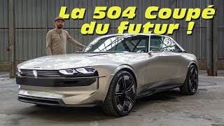 Peugeot eLegend Concept  la 504 Coupé du futur [upl. by Ronnholm]