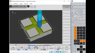 Heidenhain TNC640 Getting Started  CoordinateTransformations  DATUM SHIFT Cycle 7  Tutorial 1 [upl. by Elawalo]