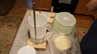 Cheesemaking  Italian Montasio Cheese [upl. by Leinahtan]