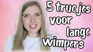 5 SIMPELE TIPS VOOR LANGE WIMPERS [upl. by Eeslehc]