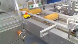 HOBA  HSA2 HBS HTA15S High speed automatic slice and packaging machine for bread [upl. by Whipple740]