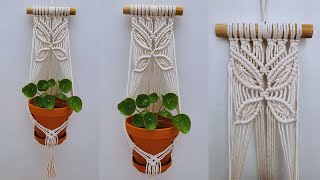 🦋🌿DIY PORTAMACETAS de MACRAME paso a paso  DIY Macrame Plant Hanger Step by Step Tutorial [upl. by Meingoldas]