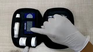 Ozocheck Easy Touch Blood Glucose Meter Set  User Operation Video [upl. by Grosberg]