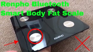 ✅ How To Use Renpho Bluetooth Smart Body Fat Scale Review [upl. by Bohman870]