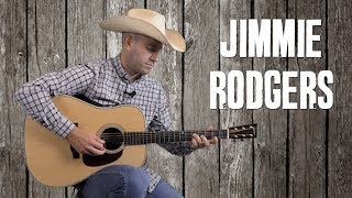 Jimmie Rodgers Style Country Strumming amp Fill Riffs  Waiting for a Train  Easy Guitar Lesson [upl. by Riha]