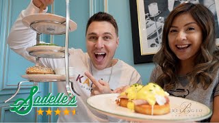 Trying a highly rated BRUNCH spot in Las Vegas Sadelles Cafe at Bellagio [upl. by George]