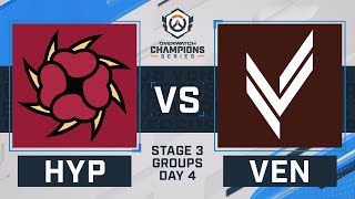 OWCS EMEA Stage 3  Groups Day 4  Hypnos v Vendetta [upl. by Eidnim]