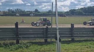 Evesham Autograss Club Class 8 4 8th September 2024 [upl. by Ydnelg]