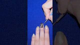 Golden nail art ytshorts nailart nailart2024 shortvideo [upl. by Aili125]