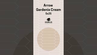 Płytki Arrow Gardenia Cream 5x25  Domus Ceramika kafelki płytki remont aranżacjawnętrz [upl. by Head]