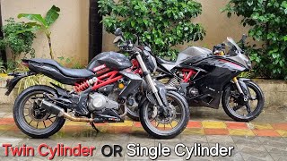 Single Cylinder vs Twin Cylinder Engine [upl. by Eirotal]