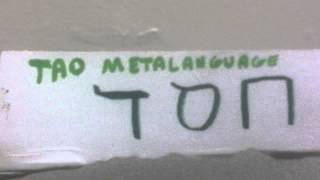 TAO METALANGUAGE running a defragmenting process on tao metalanguage [upl. by Noived]