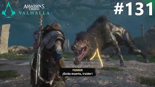 Assassins Creed Valhalla PESADILLA  Parte 131  Asgard Destino cegador  Havi Vs Fenrir PS4 [upl. by Amuwkuhc]