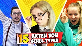 15 ARTEN VON SCHULTYPEN Schüler Lehrer Eltern beim Elternsprechtag  Verschiedene 5 Arten Videos [upl. by Walther349]