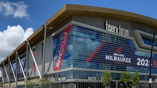 2024 Republican National Convention Exclusive Exterior Walk around at Fiserv Forum HD 4K [upl. by Pete]