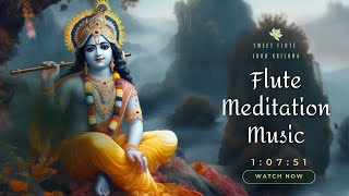 Sweet Flute Lord Krishna  Flute Meditation Music  Mind Relief  Sleep Relaxing Music [upl. by Odirfliw903]