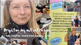 Brighton day out with a baby as a first time mum  Second hand shopping baby facilities and more [upl. by Arnaud]